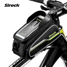 Sireck MTB Bike Bag 6″ Touchscreen Bicycle Frame Saddle Bag Cycling Top Tube Bag Phone Case Bike Accessories 2017 Borsa Bici