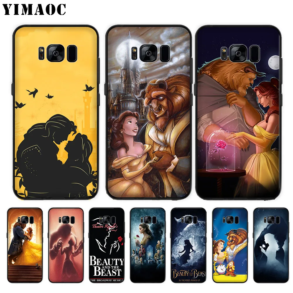 

YIMAOC Beauty and the Beast Soft Case for Samsung Galaxy S10 Plus S10e S6 S7 Edge S8 S9 Plus J6 M10 M20 M30