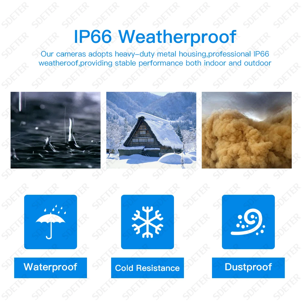 SDETER 4CH Беспроводной NVR комплект Открытый водонепроницаемый IP камера безопасности системы ИК ночного видения камеры наблюдения системы наборы