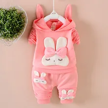 

Vestidos Baby Boys Girls 2pcs Long Sleeve T Shirt + Pants Leisure Newborn Kids Clothes Bebes Clothing Sets Unisex Brand coat