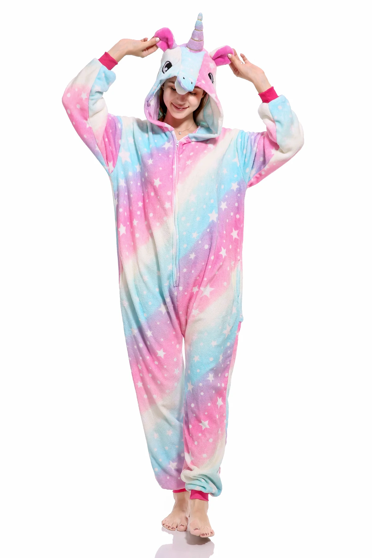 Boys Girls Pajamas Sets Kigurumi Unicorn Pajamas For Women Men Onesie Adults Animal Panda Stitch Sleepwear Cosplay Pyjamas Kids