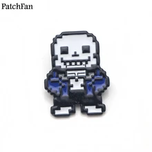 20 шт./лот Patchfan Undertale металла цинка эмаль контакты Мода медаль para рюкзак рубашка Броши Одежда Значки для мужчин и женщин A1657