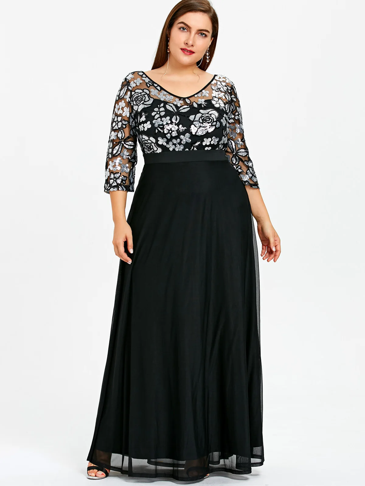Aliexpress.com : Buy ZAN.STYLE Spring Plus Size Long Dress Women ...