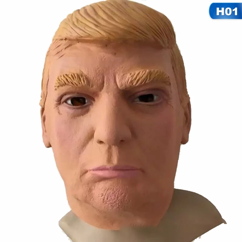 Дональд маска Трампа миллиардер президентский костюм латекс косплейная маска, президент США маска Трампа для знаменитостей; реквизит для розыгрышей