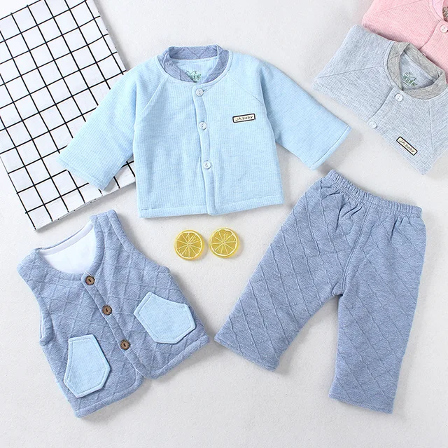 FEERIJT Infant Clothing Cotton Soft Clothes for Baby Boys 0 1 Year Old