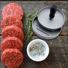 Антипригарный пресс для бургеров алюминиевый производитель Гамбургеров Пэтти формы для DIY мяса говядины барбекю VA88