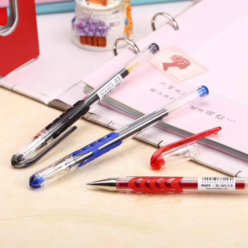 

5PCS Japan PILOT BL-WG Jelly Pen Gel Pen 0.38mm