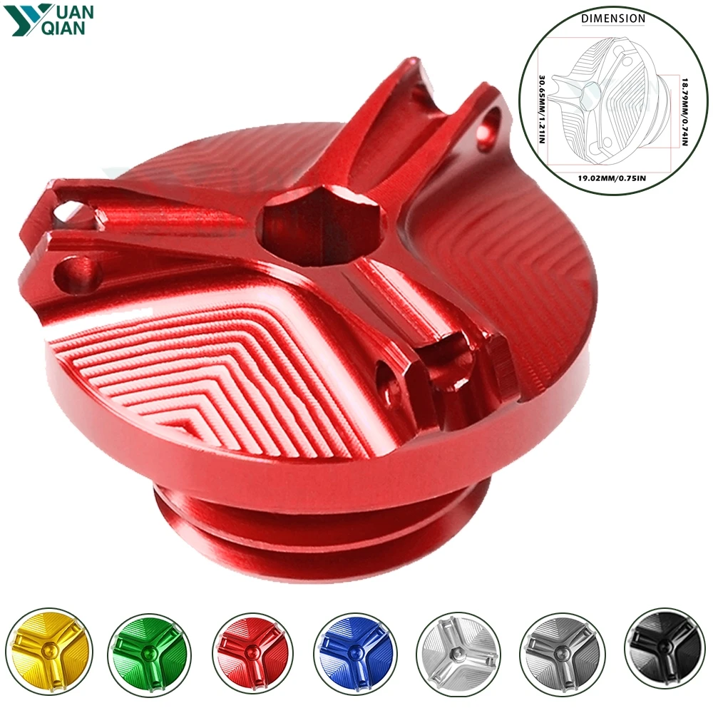 For Suzuki GSF1200 2001 2002 2003 2004 2005 2006 Motorcycle accessories M20*2.5 Engine Oil Filter Cup Plug Cover Screw |