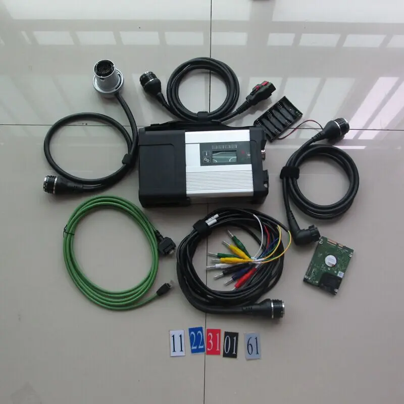  Super MB Star C5 con ordenador portátil MB Star SD C5 SD conectar inalámbrico con 201912 HDD Softwa