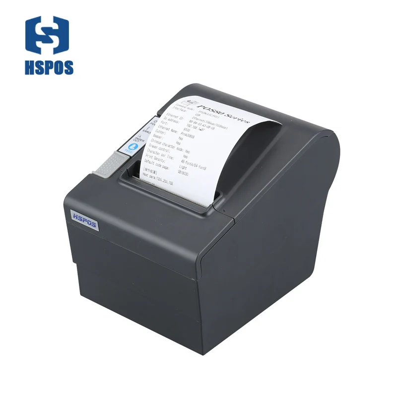 

HSPOS 80mm thermal receipt printer with cutter support Android and ios printing with free SDK sell with 4 pcs HS-KL80UAI