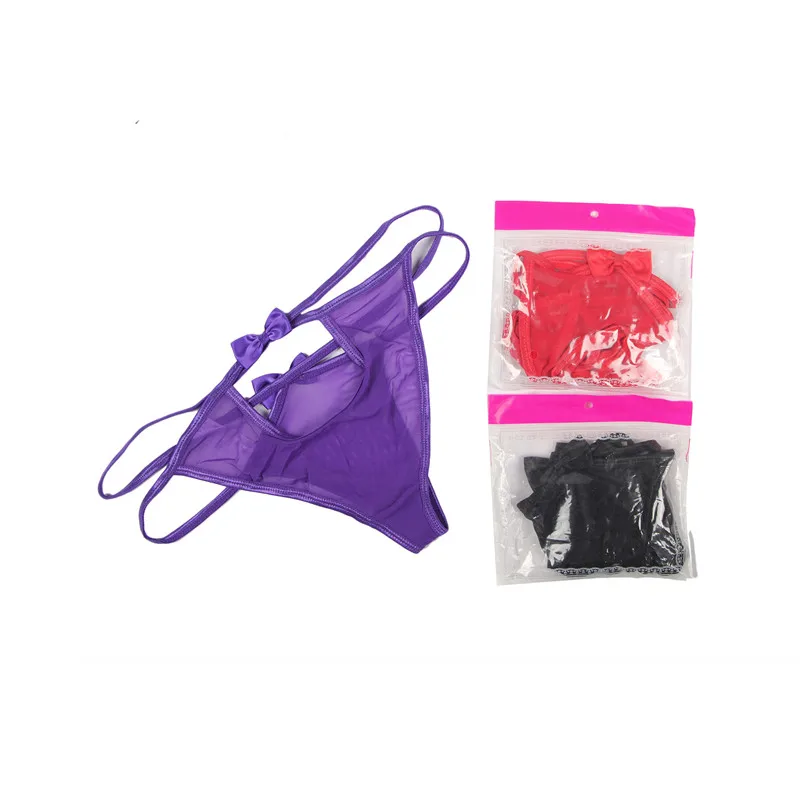 P5117 Plus Size Glamorous Panty Three color low-Rise solid Sexy panties with Bow Sexy underwear Hot sale 3XL Panties women P5117 Plus Size Glamorous Panty Three color low-Rise solid Sexy panties with Bow Sexy underwear Hot sale 3XL Panties women