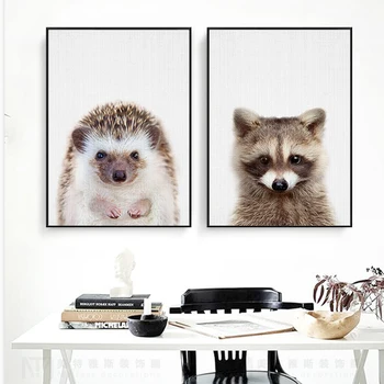 

Nordic Natur Animals Poster Canvas Painting Pattern Drawing Painting Modern Wall Picture For Living Room Home Decor Picture