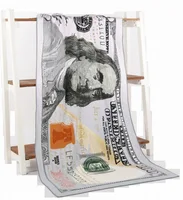 Microfiber Bath Towel for Men, Beach Towel, Flag Printed, USA, Body Washcloth for the Shower, New Euro Dollar, 70x140cm 2