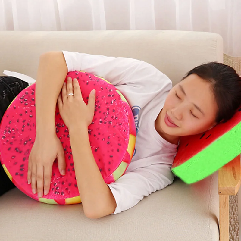 40cm/33cm 3D Fuite Cushion Fruit PP Cotton Office Chair Back Cushion Throw Pillow Home Decoration Gift Cushion Pillow Seat 22