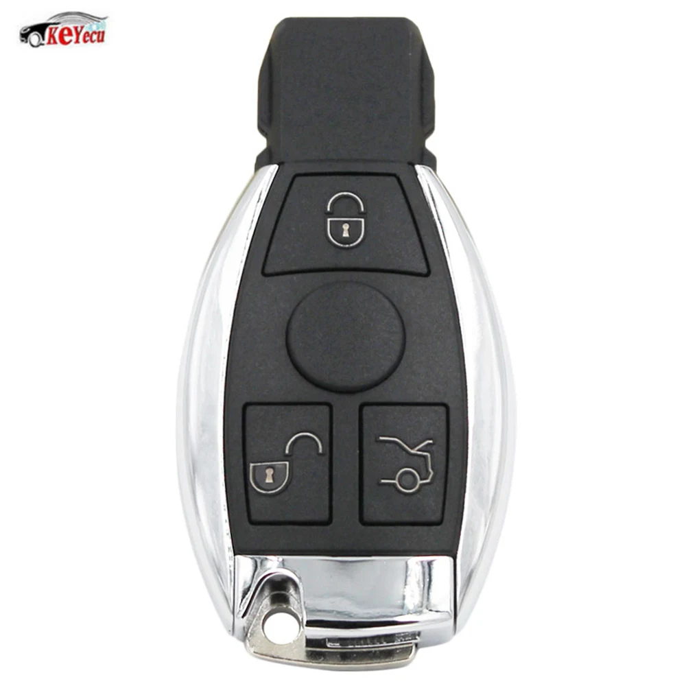 KEYECU 10 шт. 3 кнопки Xhorse VVDI BE Key Pro улучшенная версия дистанционный ключ-брелок от машины 315 МГц/433 МГц для Mercedes-Benz