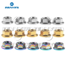 M10 x 1.5 Titanium Ti Sprocket Flange Nut For Honda/Suzuki/Yamaha 5pcs/lot