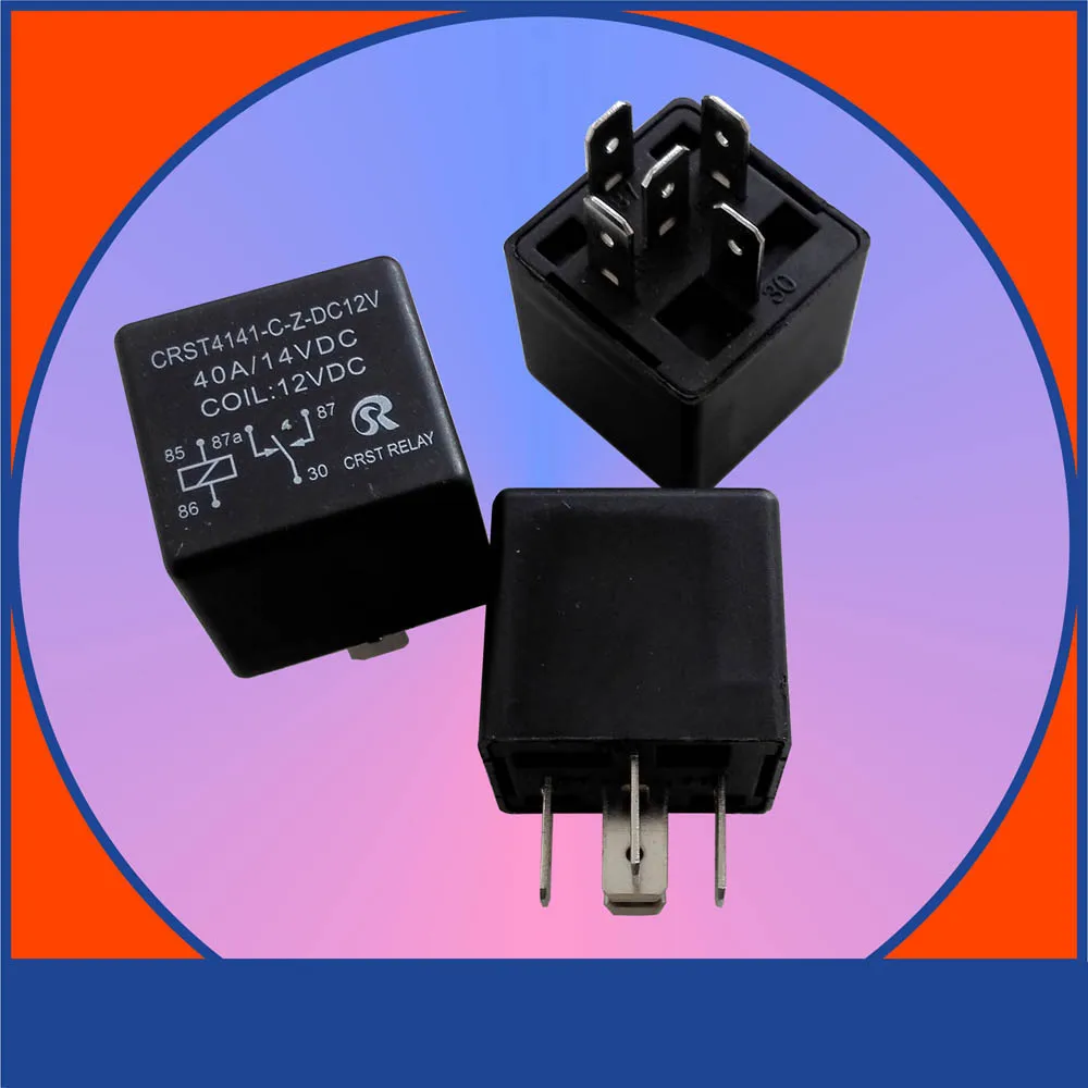 

CRST4141-C-Z-DC12V Auto Relay with 5 Feet Conversion Type Without Backrest 40A Large Current and Small Volume