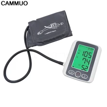 Верхний монитор артериального давления на руку полностью цифровой автоматический измеритель пульса на запястье Сфигмоманометр голосовой черный свет подарок