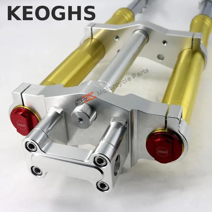 

Keoghs Motorcycle Front Shock Absorbers Suspension With Cnc Triple Trees For Honda Zoomer-x Monkey Motorbike Modify
