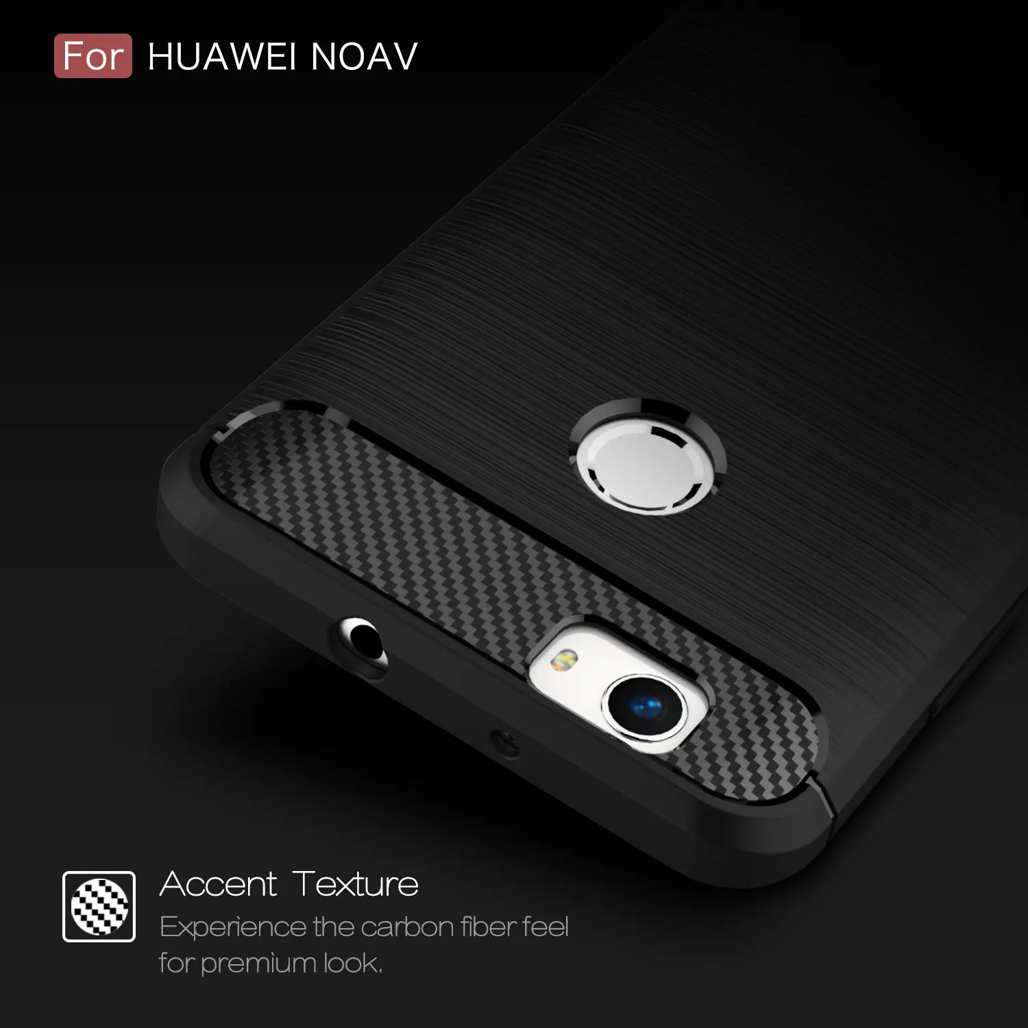 TPU Case for Huawei Nova CAN L01 CAN L11 CAN L12 CAN L13 Carbon Fiber ...