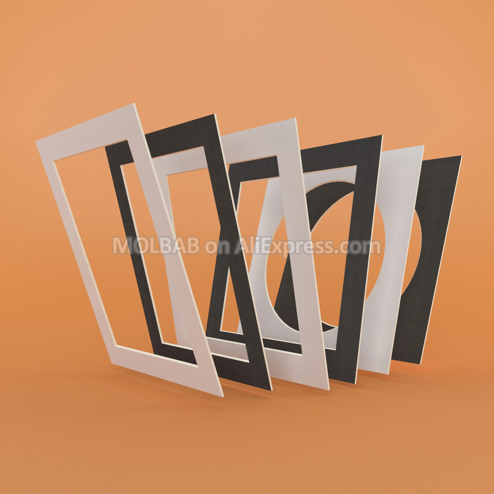 Pack De 20 Negro 16x12 Pulgadas Foto Montajes
