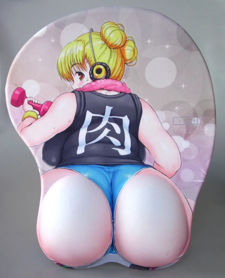 Супер большой размер Красота 3D девушка попка секс Япония аниме 3D коврик для мыши мягкая большая грудь Косплей японская анимация
