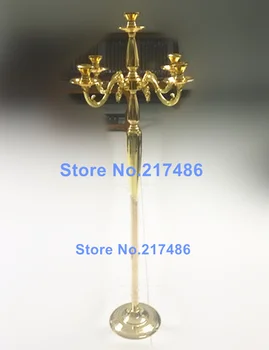 

(about 30days sent out order )New fashionable metal candelabra for wedding, centerpieces with tealight holder