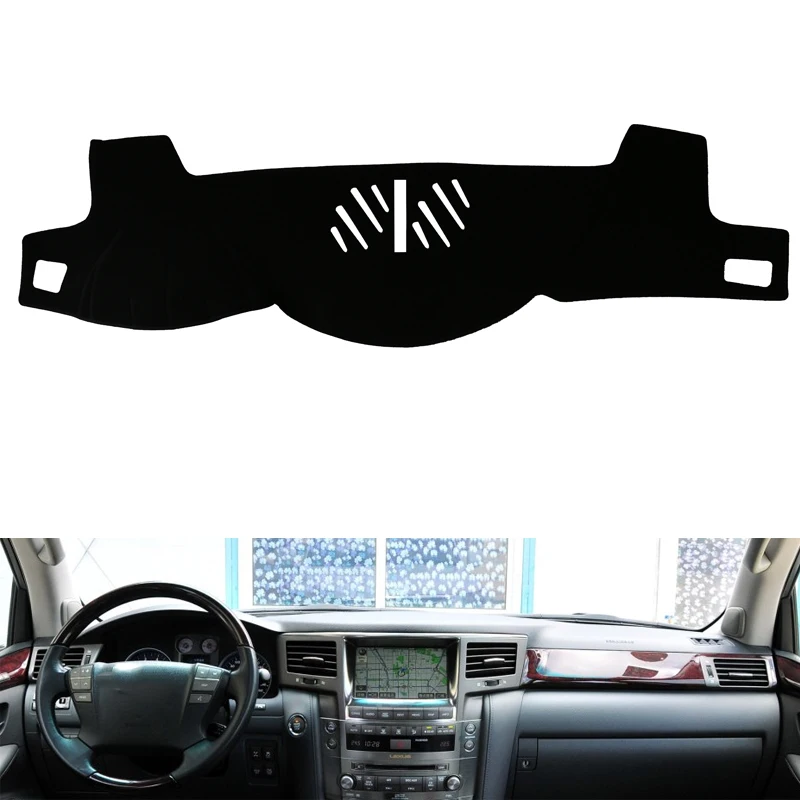 Для lexus LX570 2007 2008 2009 2010-2013 автомобильный коврик для укладки приборной панели наклейка на приборную панель Крышка Солнцезащитная Накладка для приборной панели