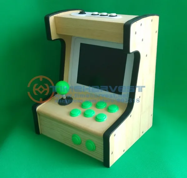 7" Lcd Table Top Arcade Machine With Classical Game 800 In 1 Gamebox