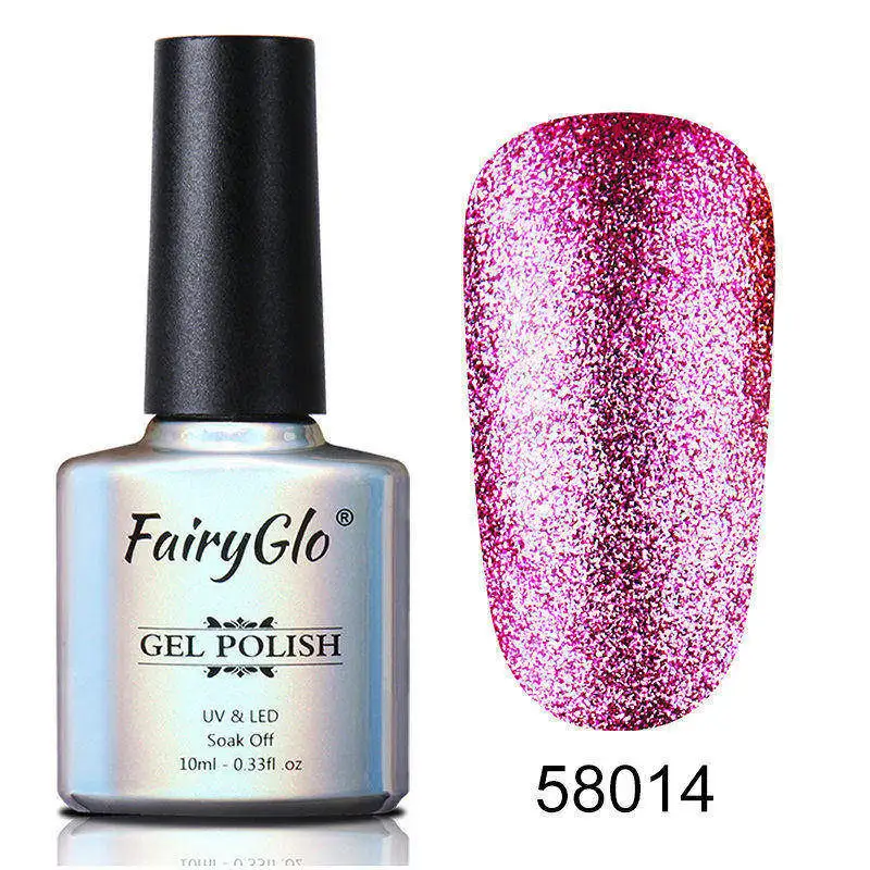 FairyGlo, 10 мл, Neno, блестящий Гель-лак для ногтей, УФ-светодиодный, гибридный лак, впитываемый, Полуперманентная краска, Гель-лак для ногтей - Цвет: BJJ8014