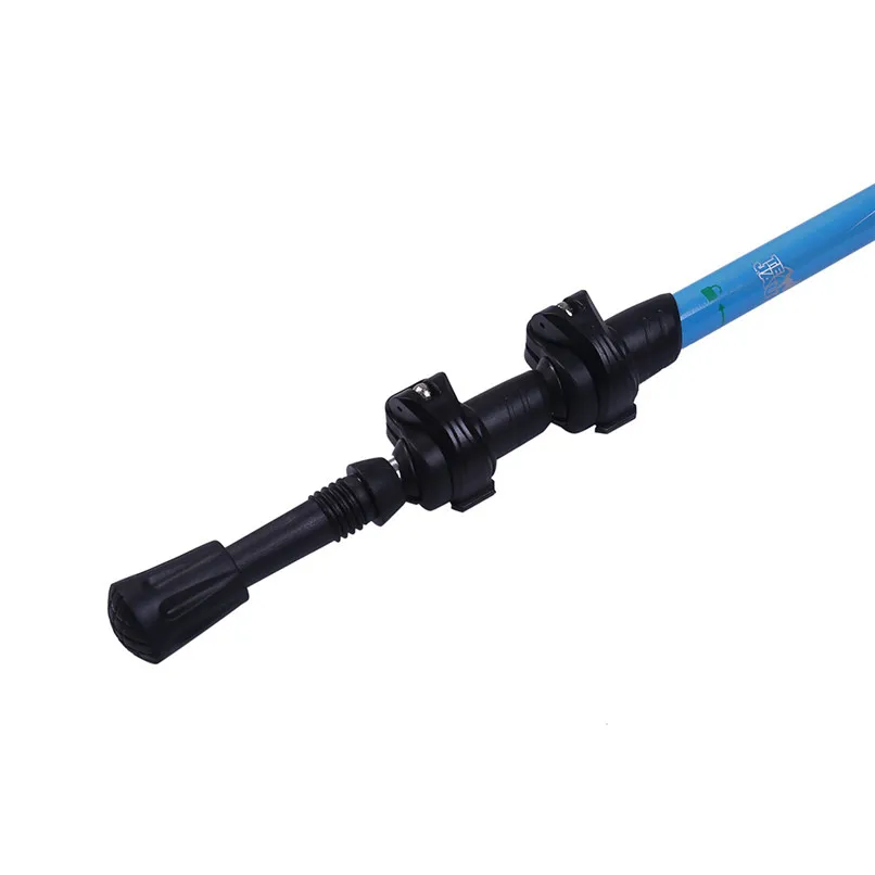 Walking Stick Durable Adjustable Trekking Pole AntiShock Climbing Skiing Hike Trekking Walking Cane Stick Crutch #2O23#F (5)