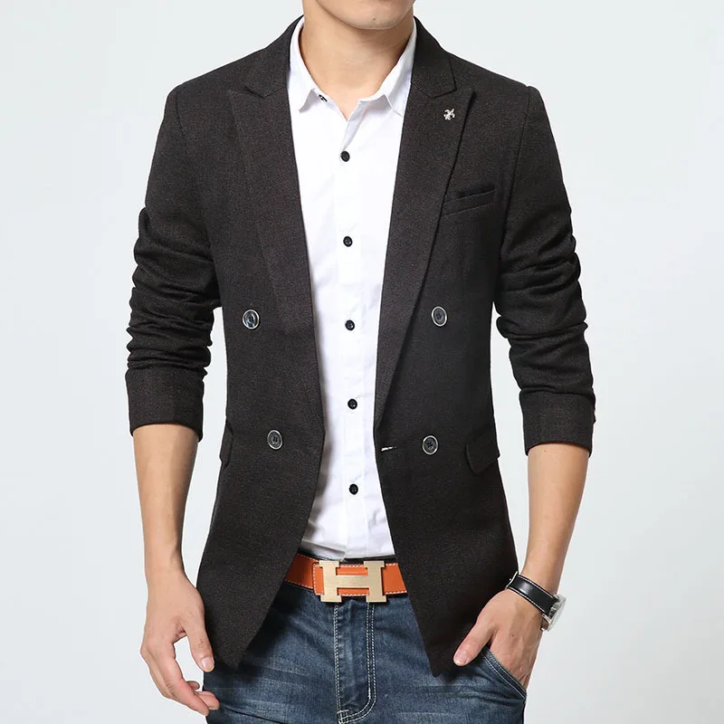 Hot Sale New Spring Fashion Brand Blazers Men Casu...