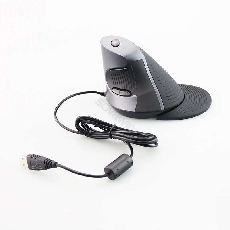 Delux M618 компьютерная Проводная вертикальная мышь эргономичная Mause USB 1600 DPI