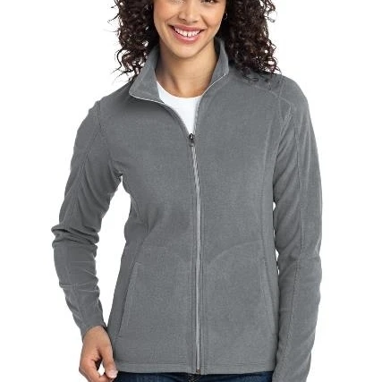 Port Authority L223 Ladies Microfleece Jacket Pearl Grey - Large (1)