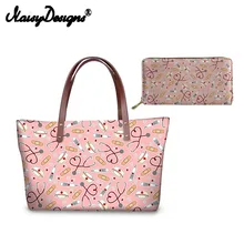 Noisydesigns бренд Для женщин медсестра Pattern сумка-шоппер Сумки девушки большой Курьерские сумки плечо кожаный кошелек Tote Прямая