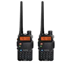 2pcs 2016 New BAOFENG UV 5R Dual Band Two-way Radio Free Earpiece Baofeng UV-5R walkie talkie VHF&UHF UV5R portable radio