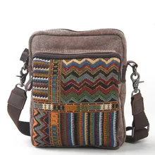 ETN сумка,, высокое качество, унисекс, для женщин и мужчин, маленькая холщовая сумка-мессенджер, Дамская, мужская, этнический стиль, сумки через плечо