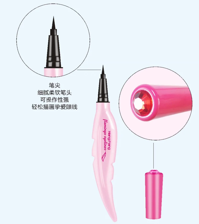

Waterproof Black Liquid Eyeliner Pencil Big Eyes Makeup Long-lasting Eye Liner Pen Make up Smooth Fast Dry Cat Eye Cosmetic Tool