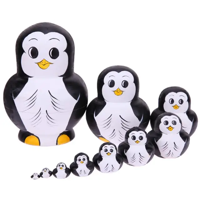 penguin nesting dolls