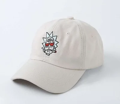 2018 fashion US Animation Rick Caps Dad Hat Rick and Morty Hats hip hop caps Snapback hat Casquette High Quality Cotton Baseball