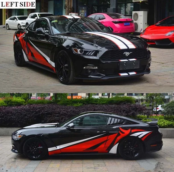 Левая сторона полная фотография украшение гоночного автомобиля Сделай Сам