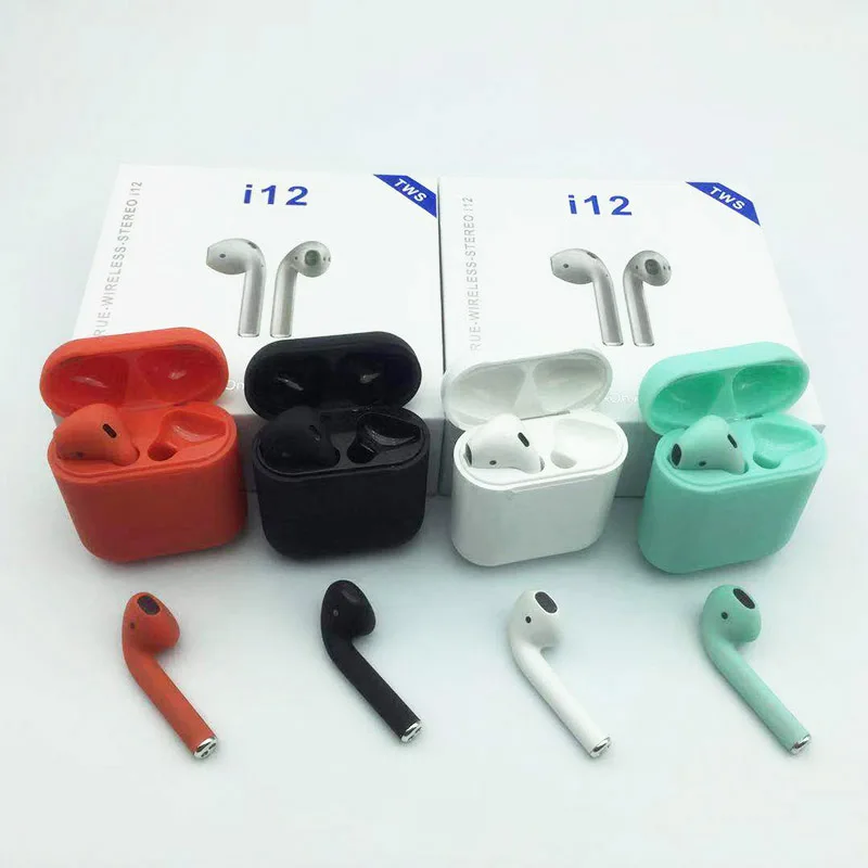 

URMINE i12 TWS Mini Air pod Bluetooth 5.0 Earphone Sports Sweatproof True Wireless Touch Earbuds Ear pod Binaural call Earphones