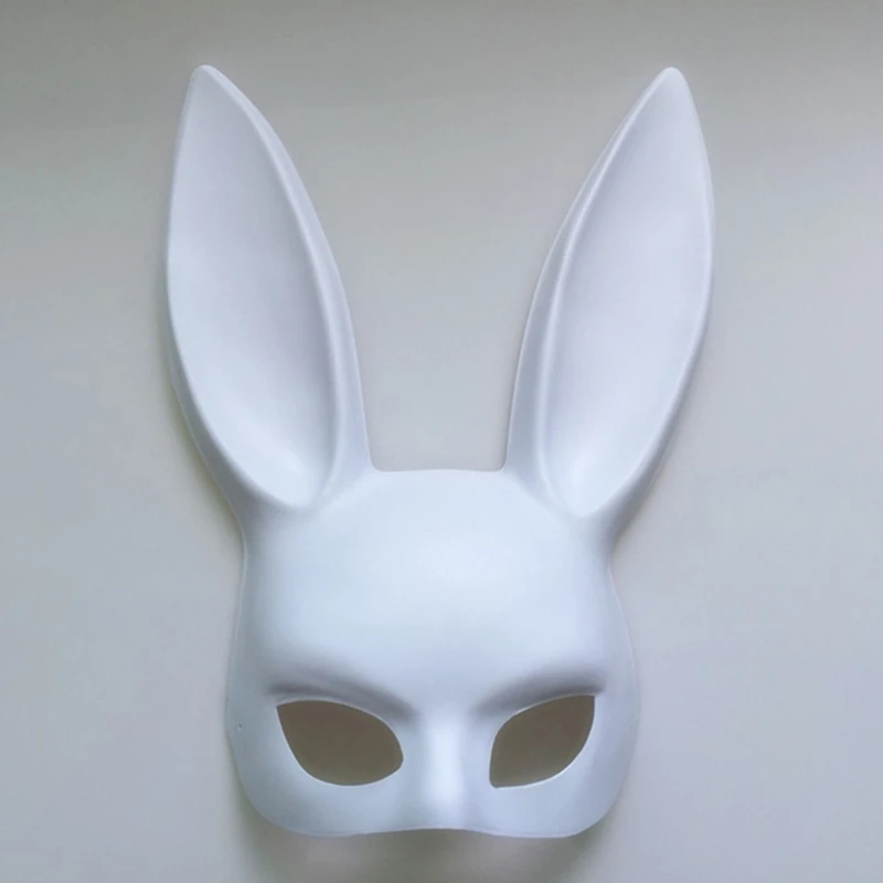Цвет: белый, черный, Для женщин сексуальная девушка кролика длинные уши маска Хэллоуин вечерние Косплэй