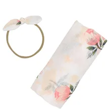 Спальный мешок для новорожденных; Пеленальное Одеяло для фотосъемки; тканевые аксессуары; детский спальный мешок; ободок с кроличьими ушками