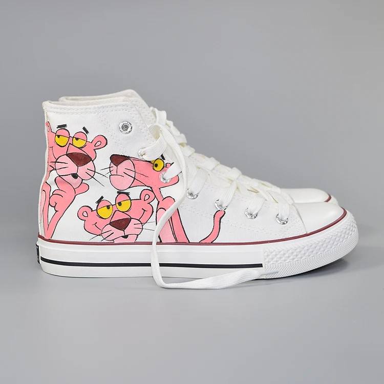 

Harajuku Style 2018 Autumn New Doodle Casual Shoes Summer Anime Mouse Design Women Canvas Hand-Painted Shoes Mujer Zapatos
