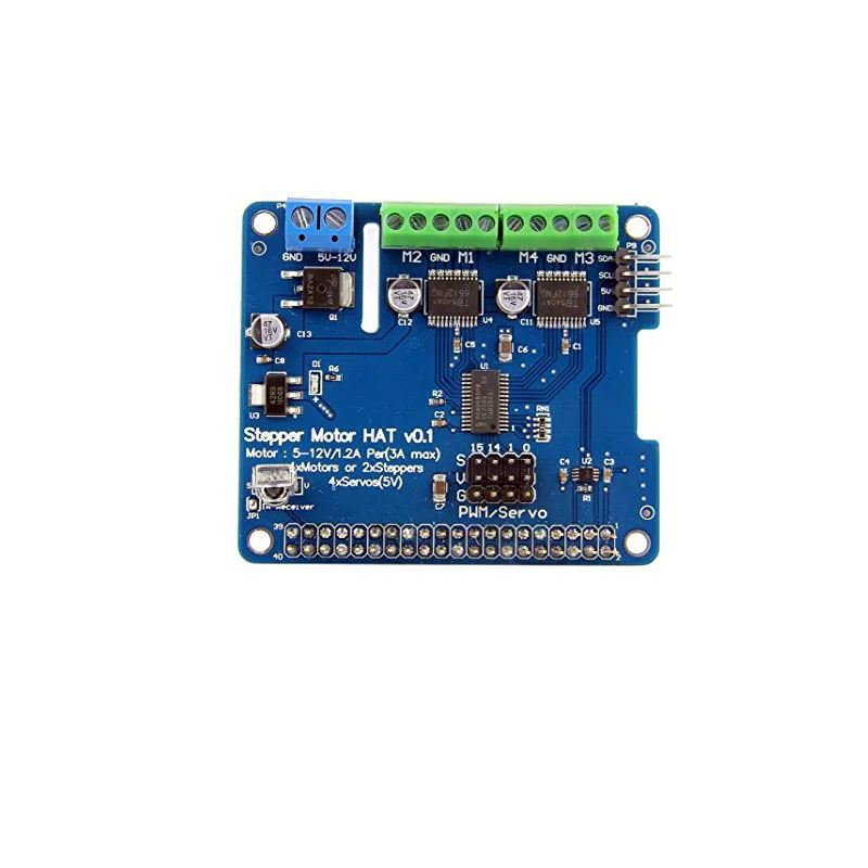 Raspberry Pi шаговый двигатель B + плата расширения робота с сервоприводом для детской