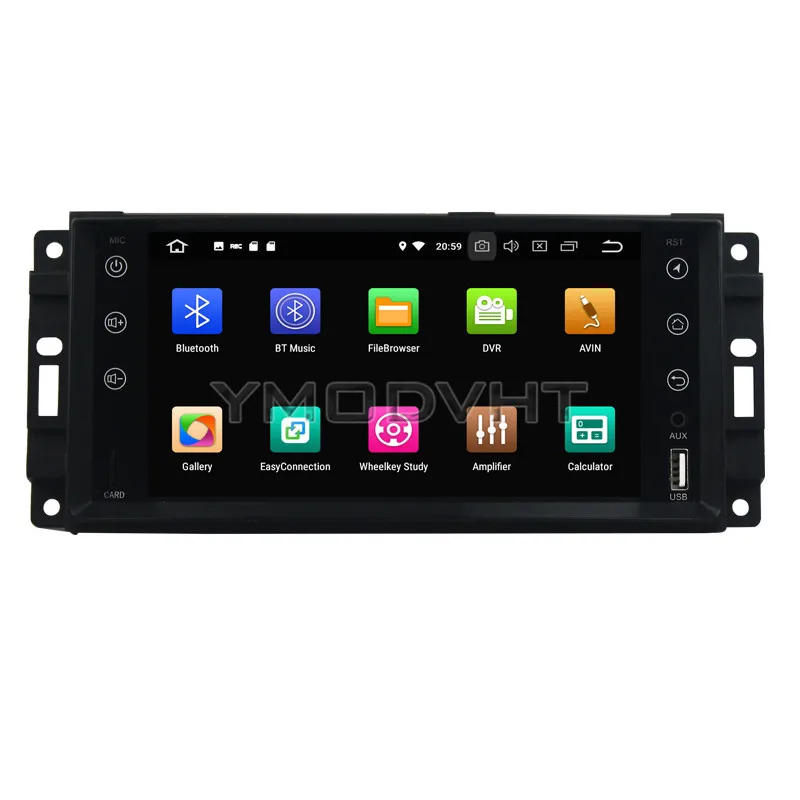 Flash Deal YMODVHT 7inch Android 8.0 Octa Core PX5 4GB Car DVD Radio Stereo GPS for Jeep Sebring/300C/Grand Cherokee/Wrangler/Journey 2010 3