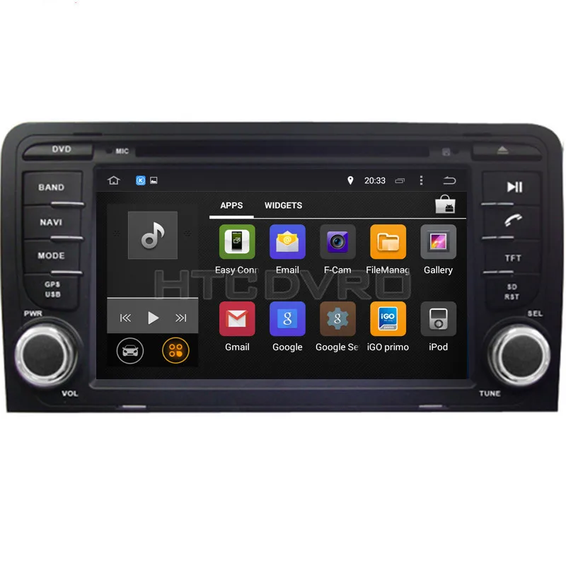 Perfect YMODVHT 7inch 4G Octa Core Android 9.0 7.1 Car DVD Player for Audi A3 2003-  GPS Navigation Auto RDS Radio Audio Video Stereo 2