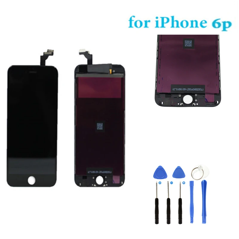 ЖК-экран для iPhone 6p Дисплей LCD сенсорный экран дигитайзер сборка Замена Pantalla 6P +