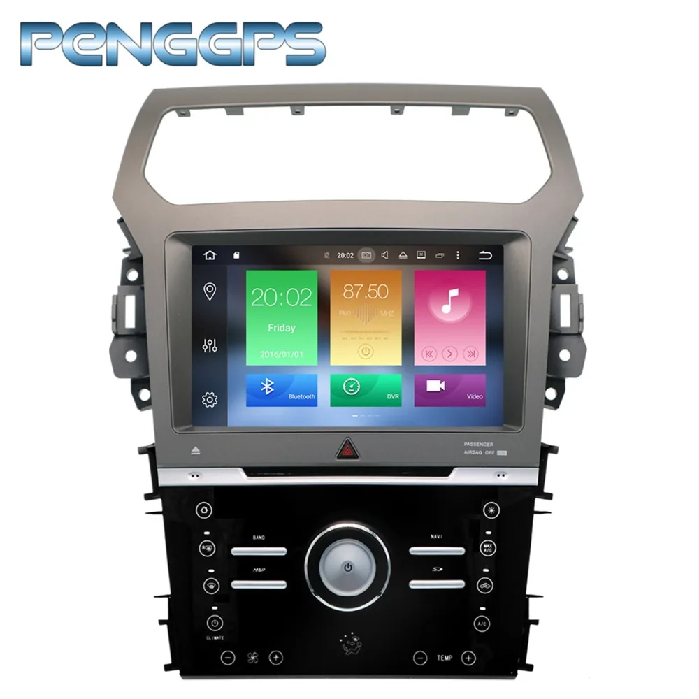 Sale 9 inch Octa Core Android 8.0 Car GPS Navigation CD DVD Player for Ford Explorer 2011-2016 IPS Screen Two Din Radio Auto Headunit 0